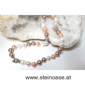 Kette Muschelkern - Perle 12mm